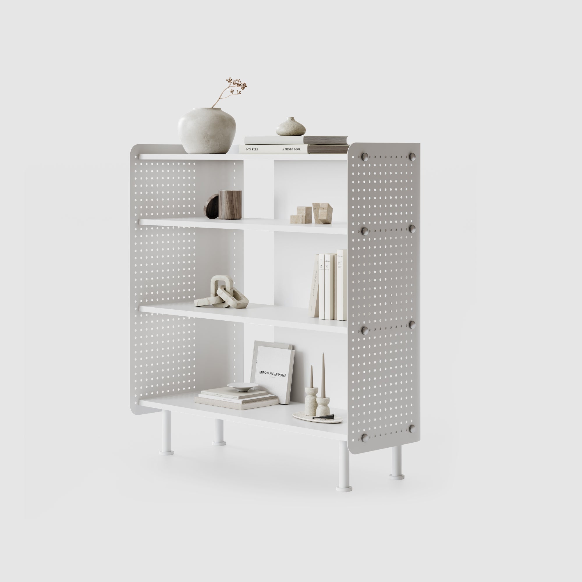 Rodin Pegborad Bookcase D408