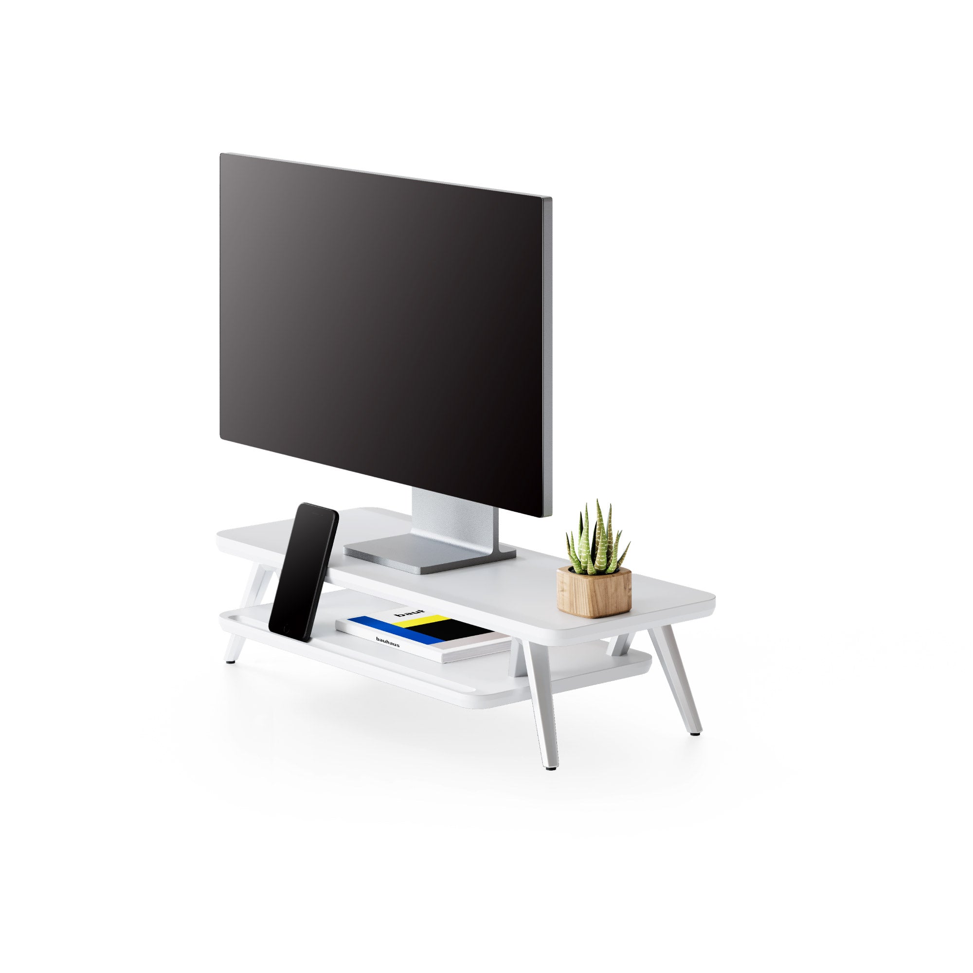 fenge desk shelf rodin small white#color_white
