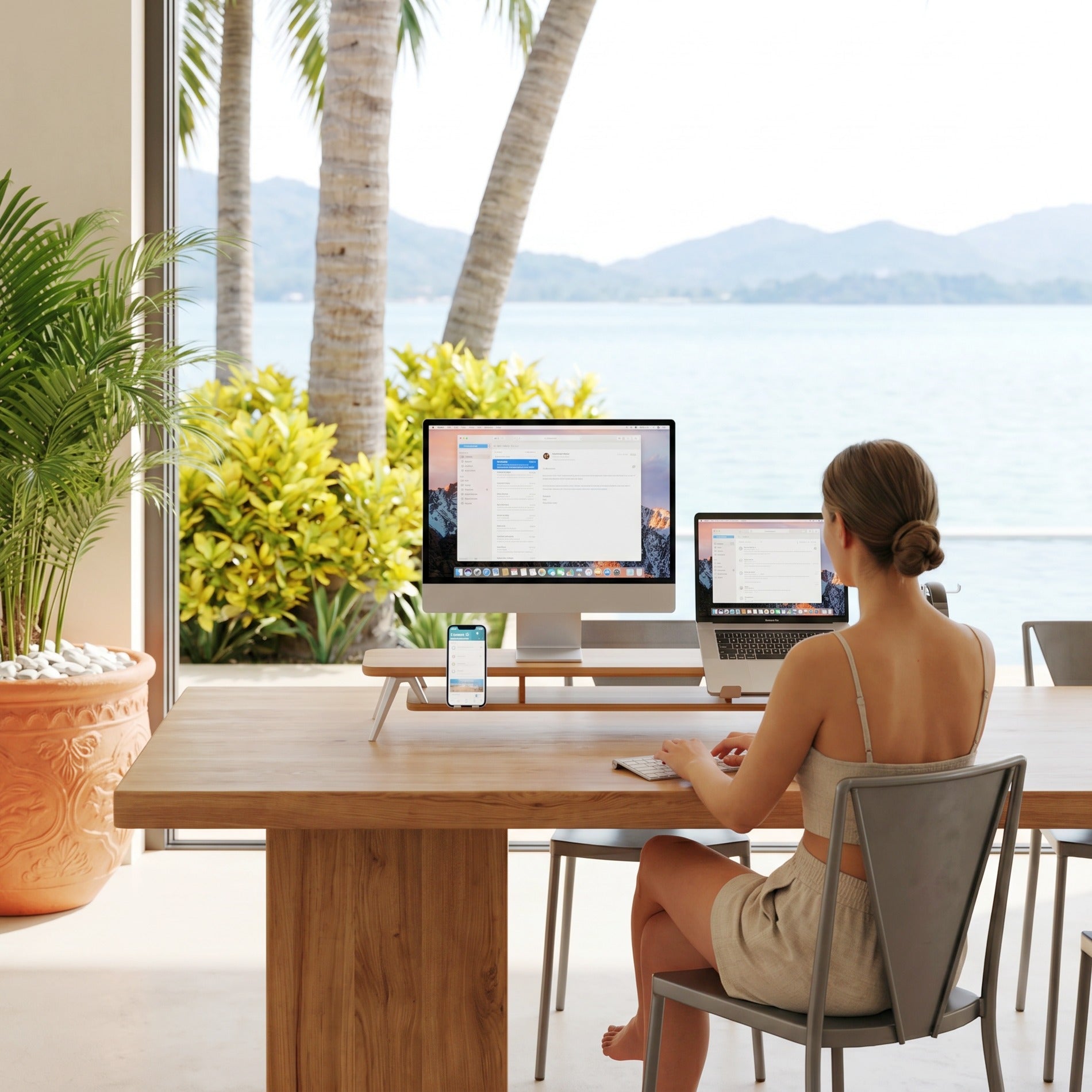 Summer Breeze: The Semi-Outdoor Desk Experience