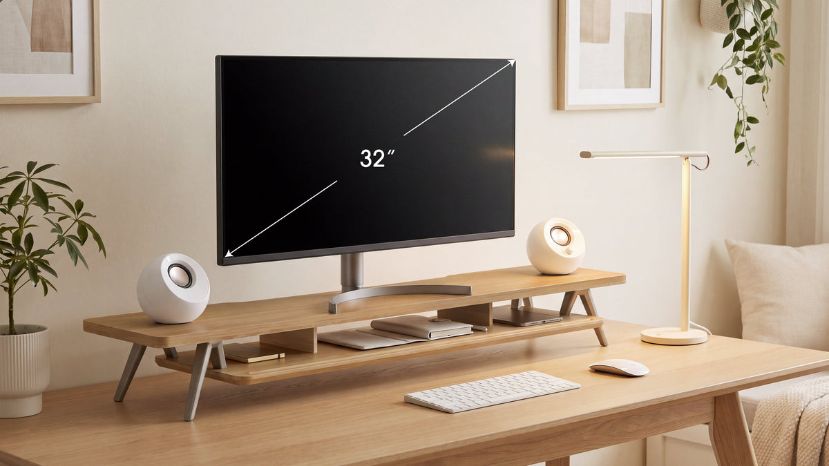 How to Choose a Monitor Stand for Dual Monitors or a 32-Inch Monitor