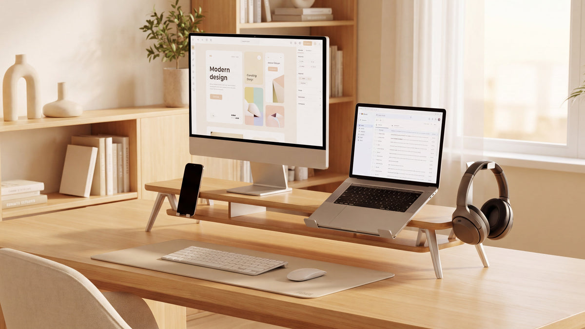 How to Choose a Dual Monitor Riser for Two Screens