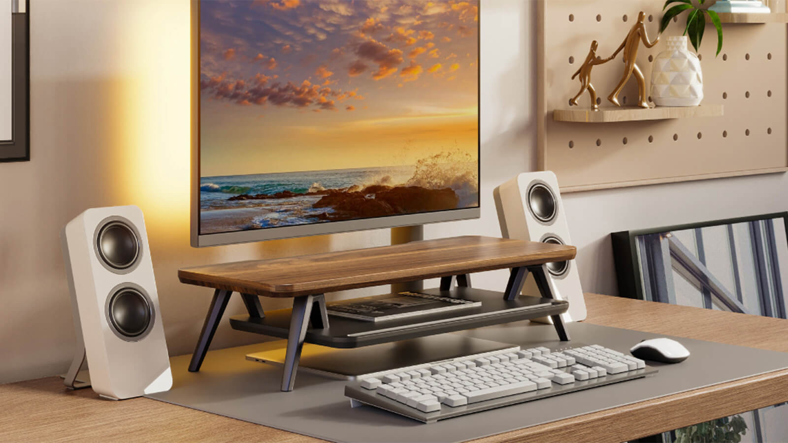 What sets the Fenge Rodin Monitor Stand apart?