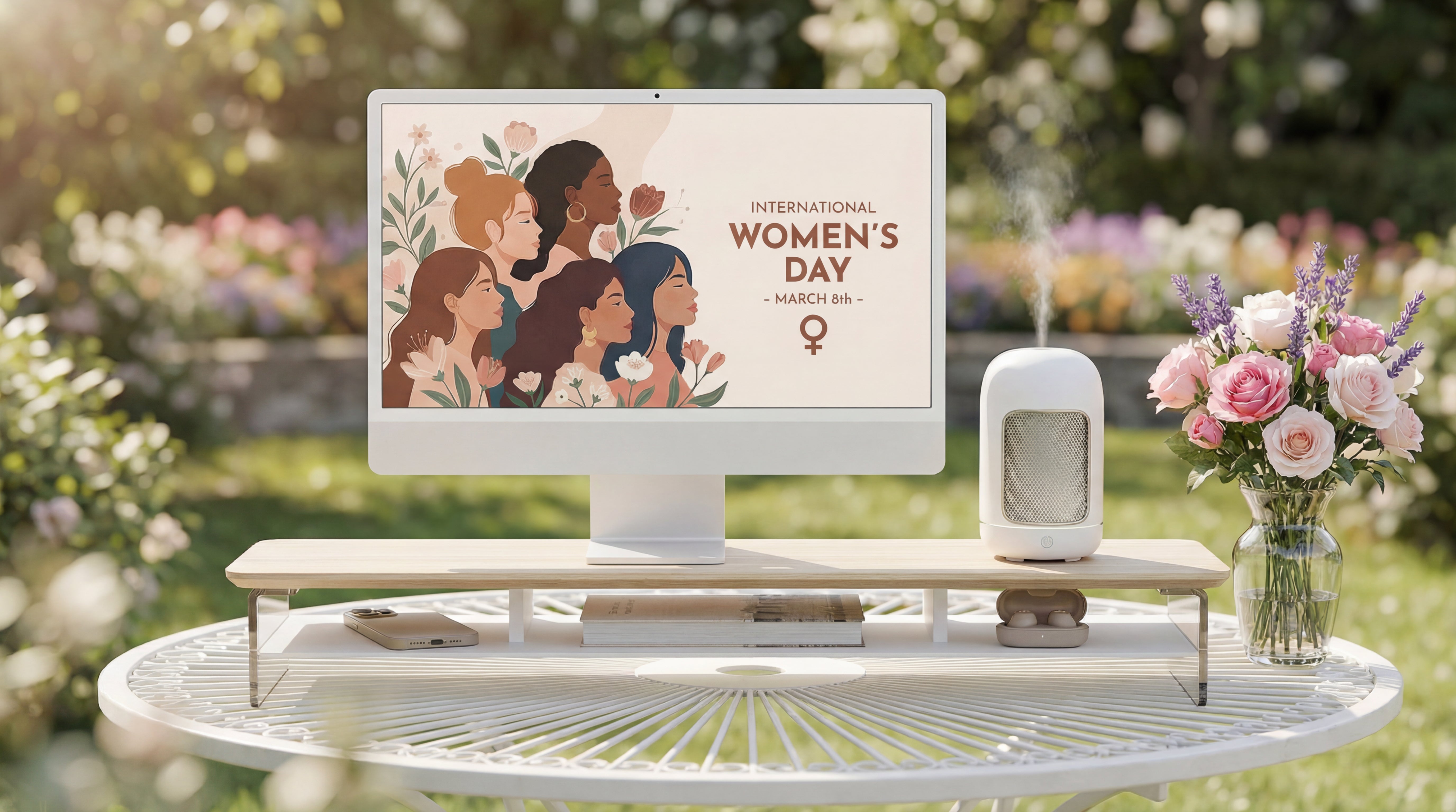 A Desk That Listens to You: A Gentle Workspace Belonging to Women