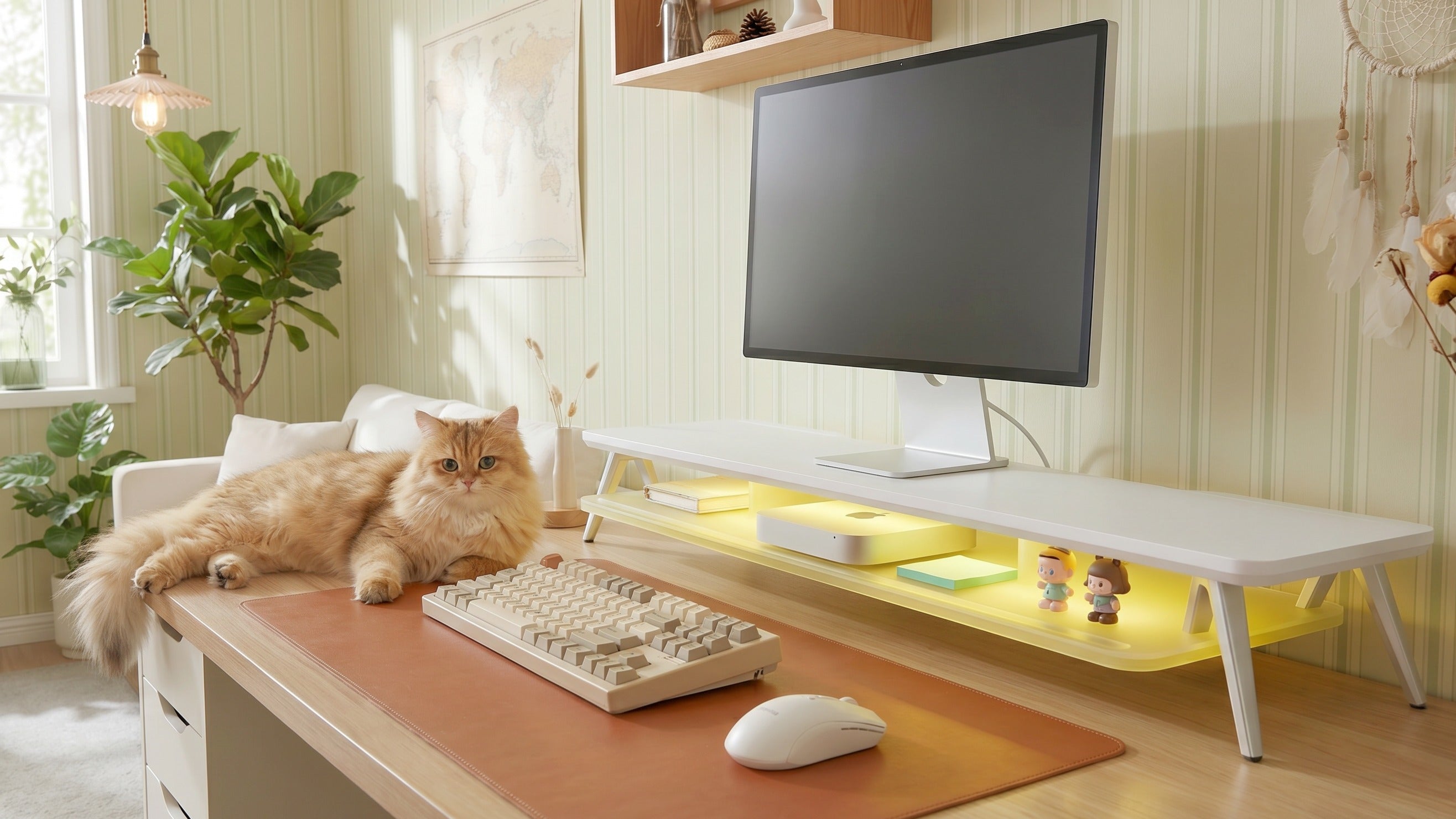 The Perfect Pet Zone: A Guide to Efficient Desktop Layouts for Humans and Pets🐱