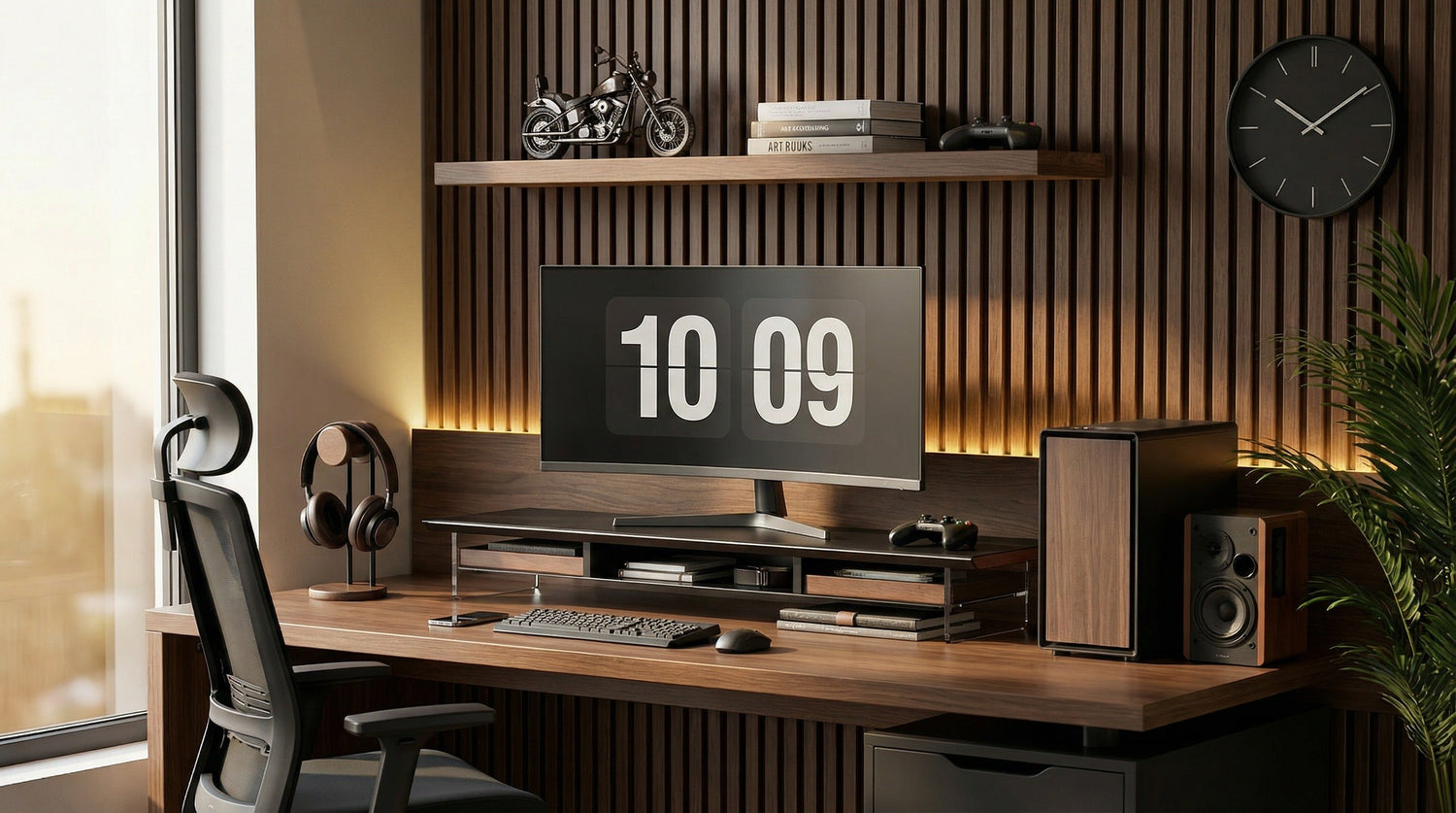 One Desk, One System: An Efficient Man’s Workspace is Never Just Individual Items