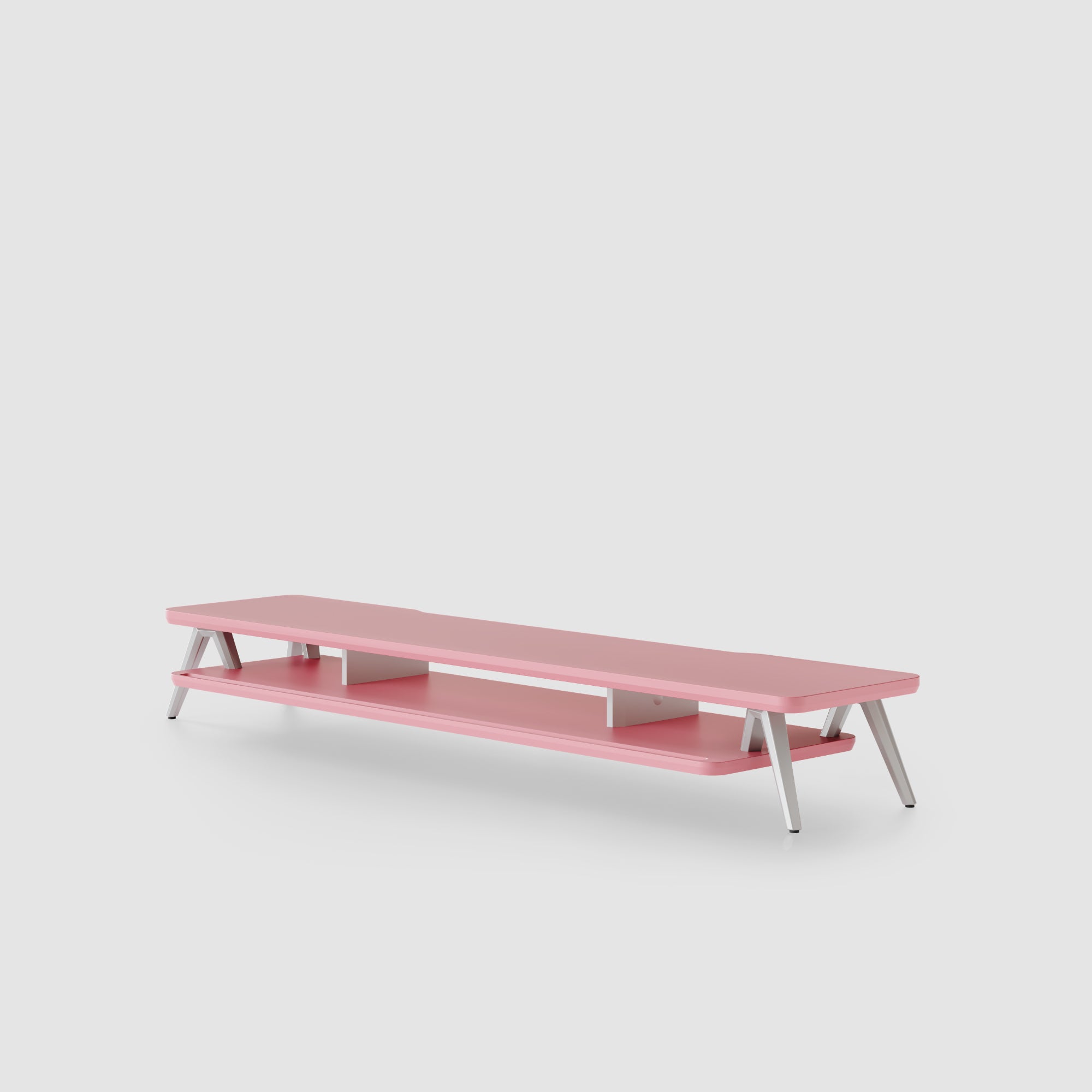 FENGE Rodin A212 Monitor Riser, Dual Desk Shelf with M-Type Leg