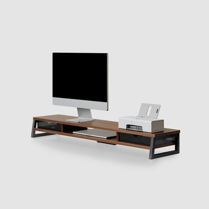 Fenge Monitor Stand Riser met Opslag Plank 108cm, Max Belasting 30KG Fenge Monitor Stand Riser met Opslag Plank 108cm, Max Belasting 30KG