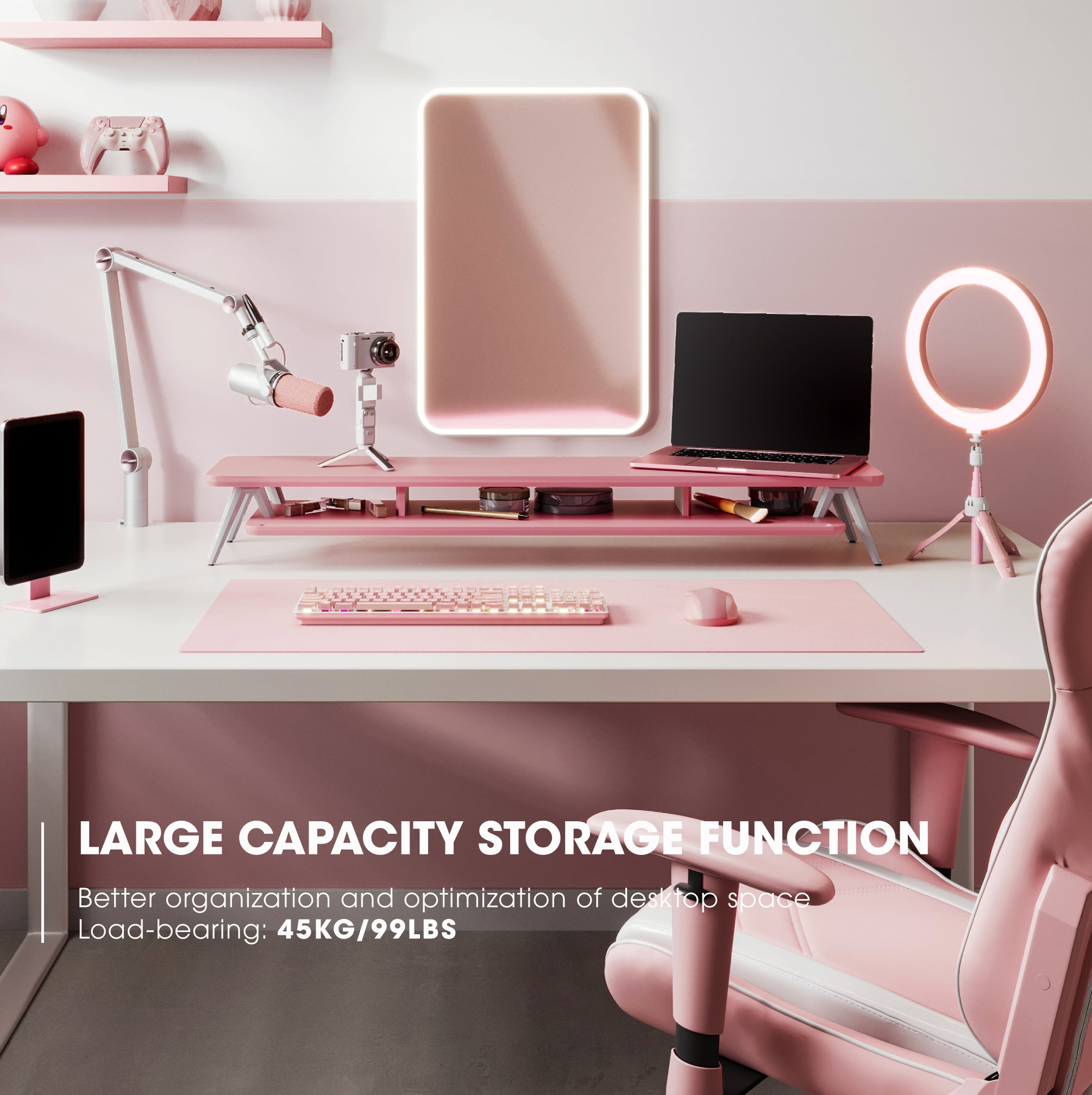 Rodin A212 Monitor Riser Pink Edition