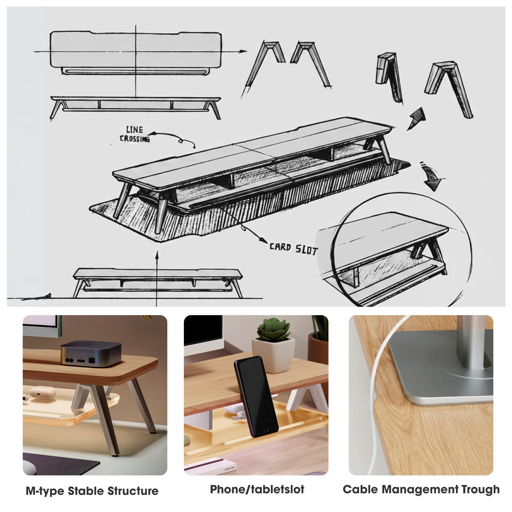 Rodin Monitor Riser A410