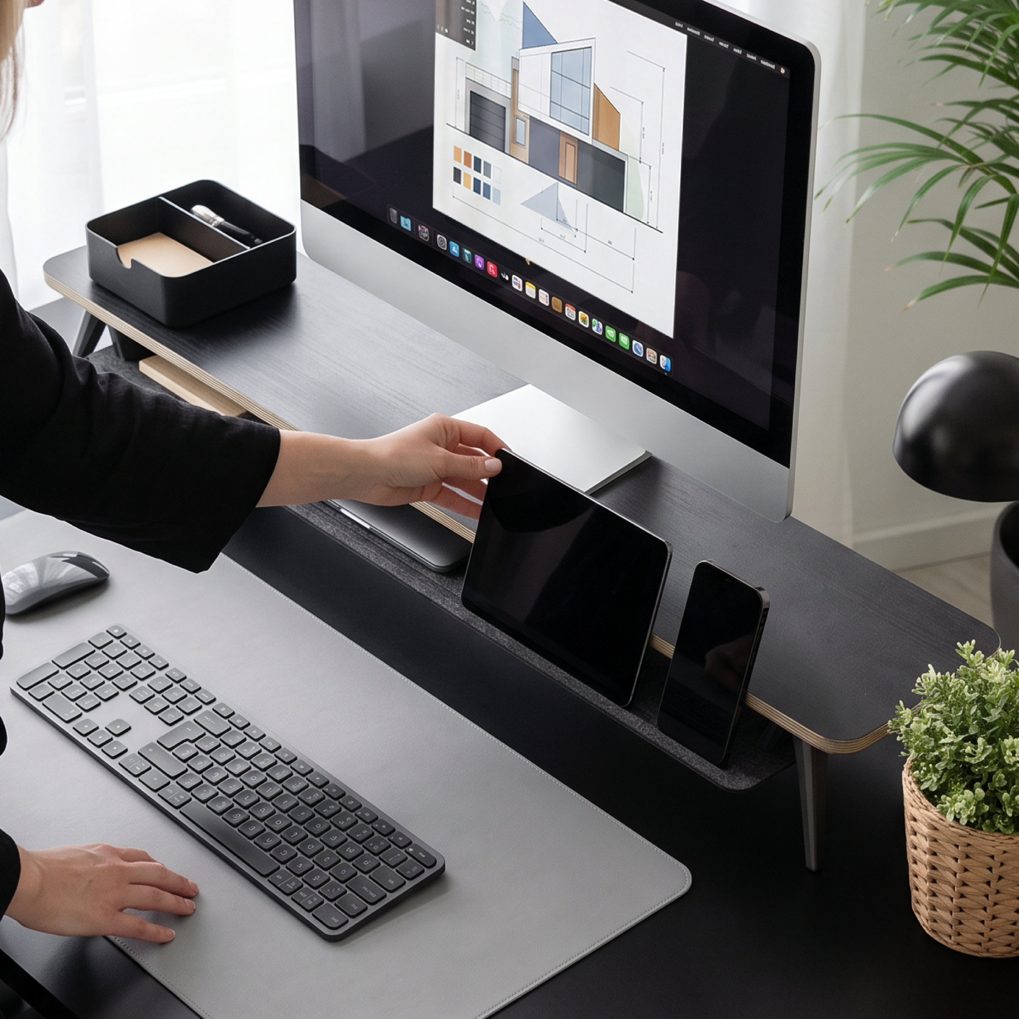 Rodin A510 Monitor Riser-Black