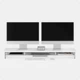 Desk Shelf Y Series Acrylic 42.5" White