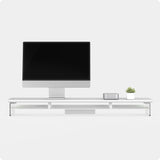 Desk Shelf Y Series Acrylic 42.5" White