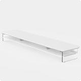 Desk Shelf Y Series Acrylic 42.5" White