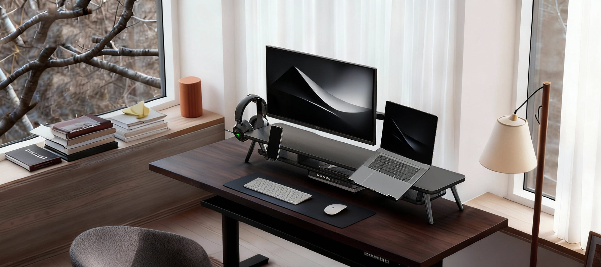 Stylish & Functional Monitor Risers for Modern Workspaces – FENGE