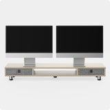 Monitor Stand D2 Series 42.5" Oak