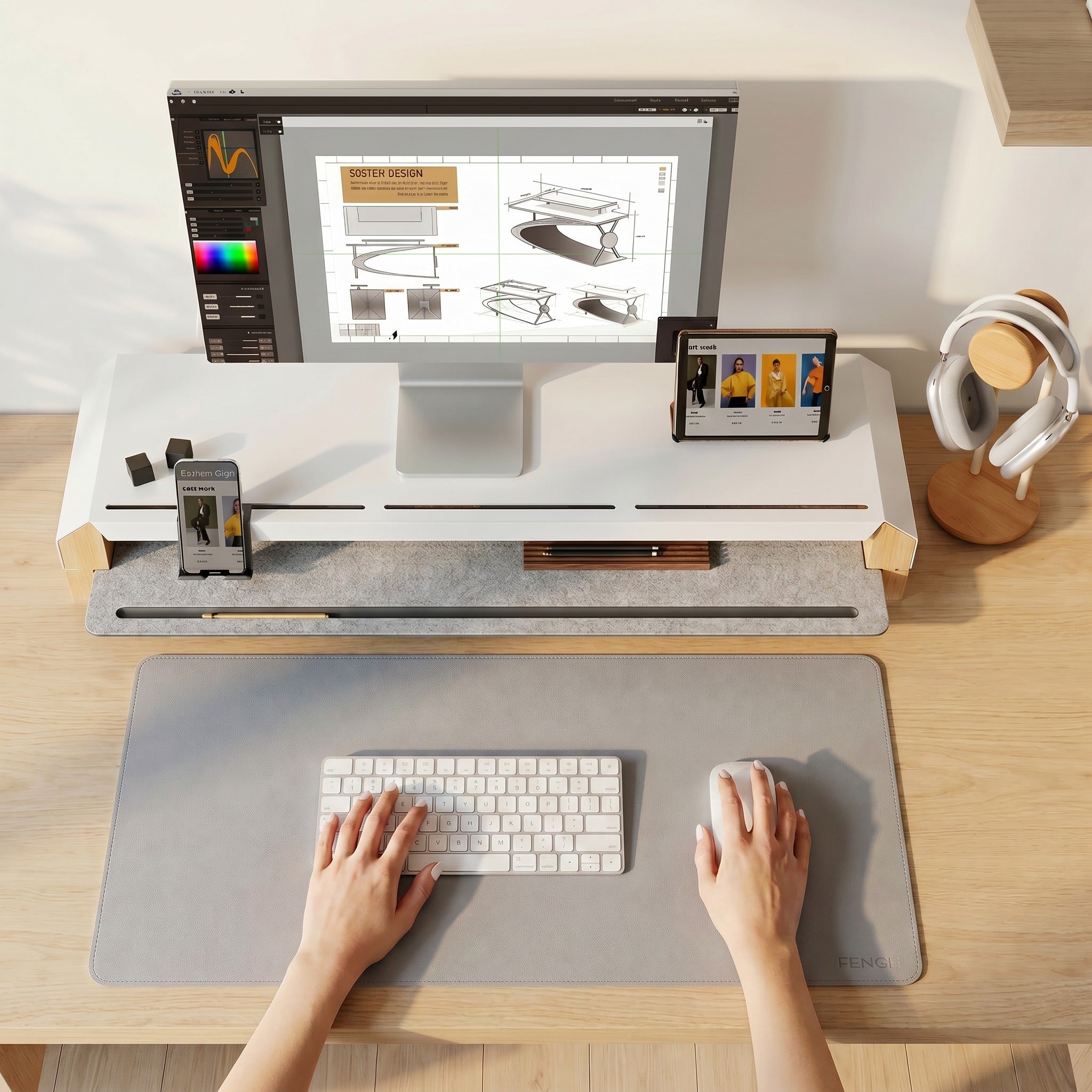 Bundle Aurel L210 Desk Setup