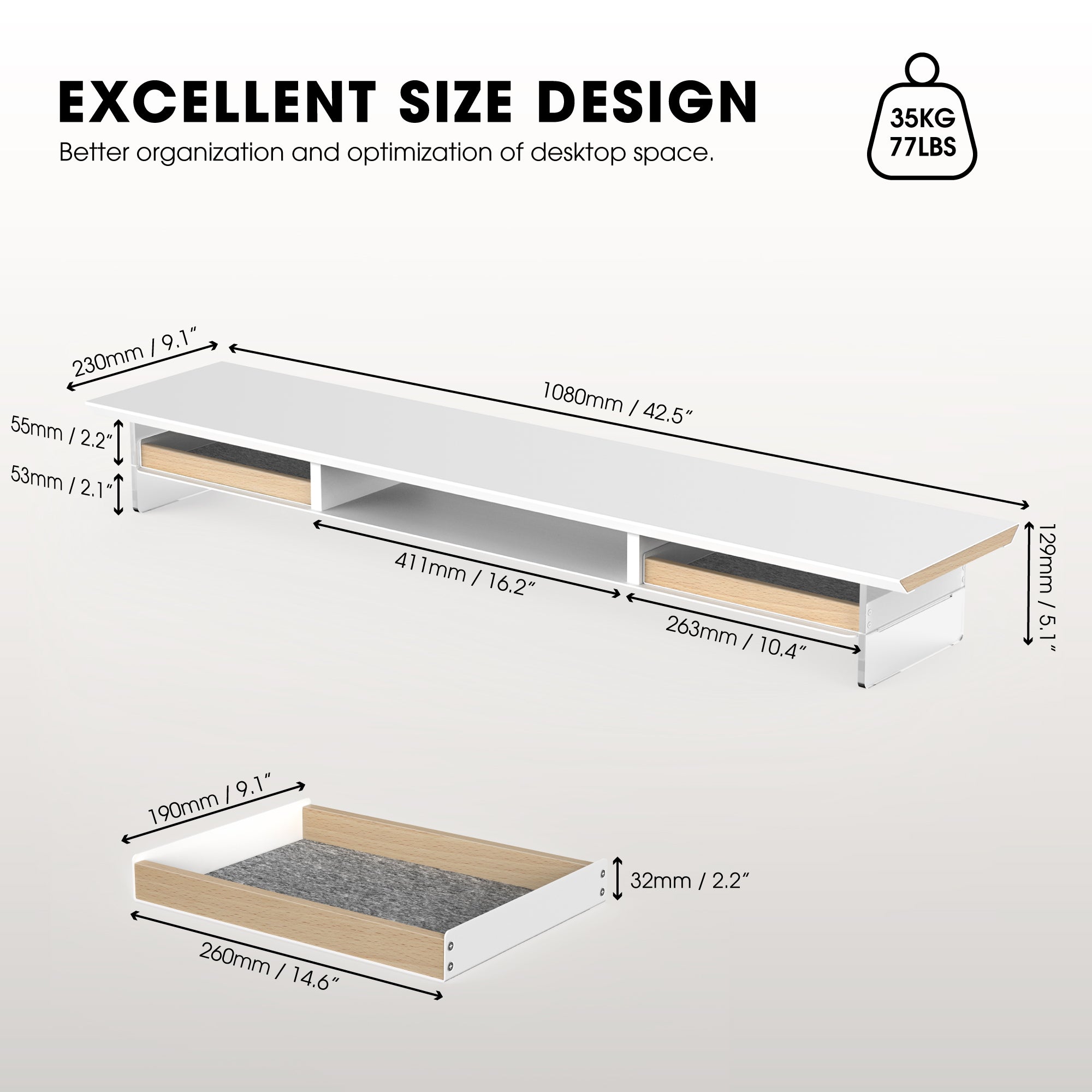 Yugen Y310 Monitor Riser