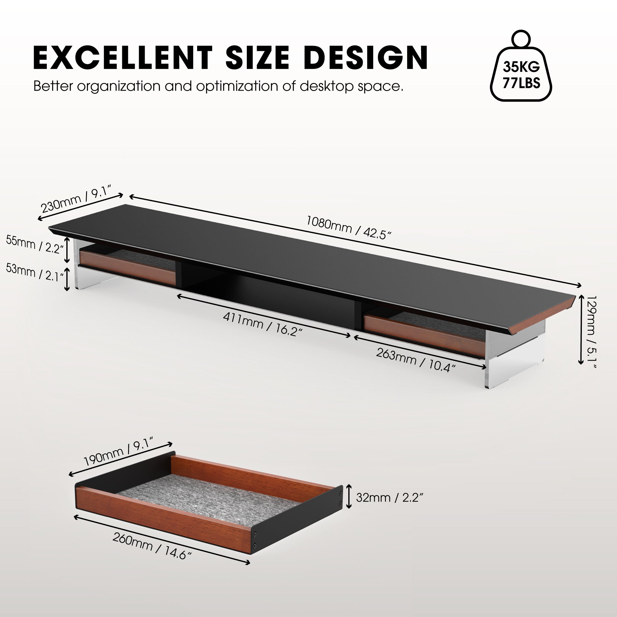 Yugen Y310 Monitor Riser