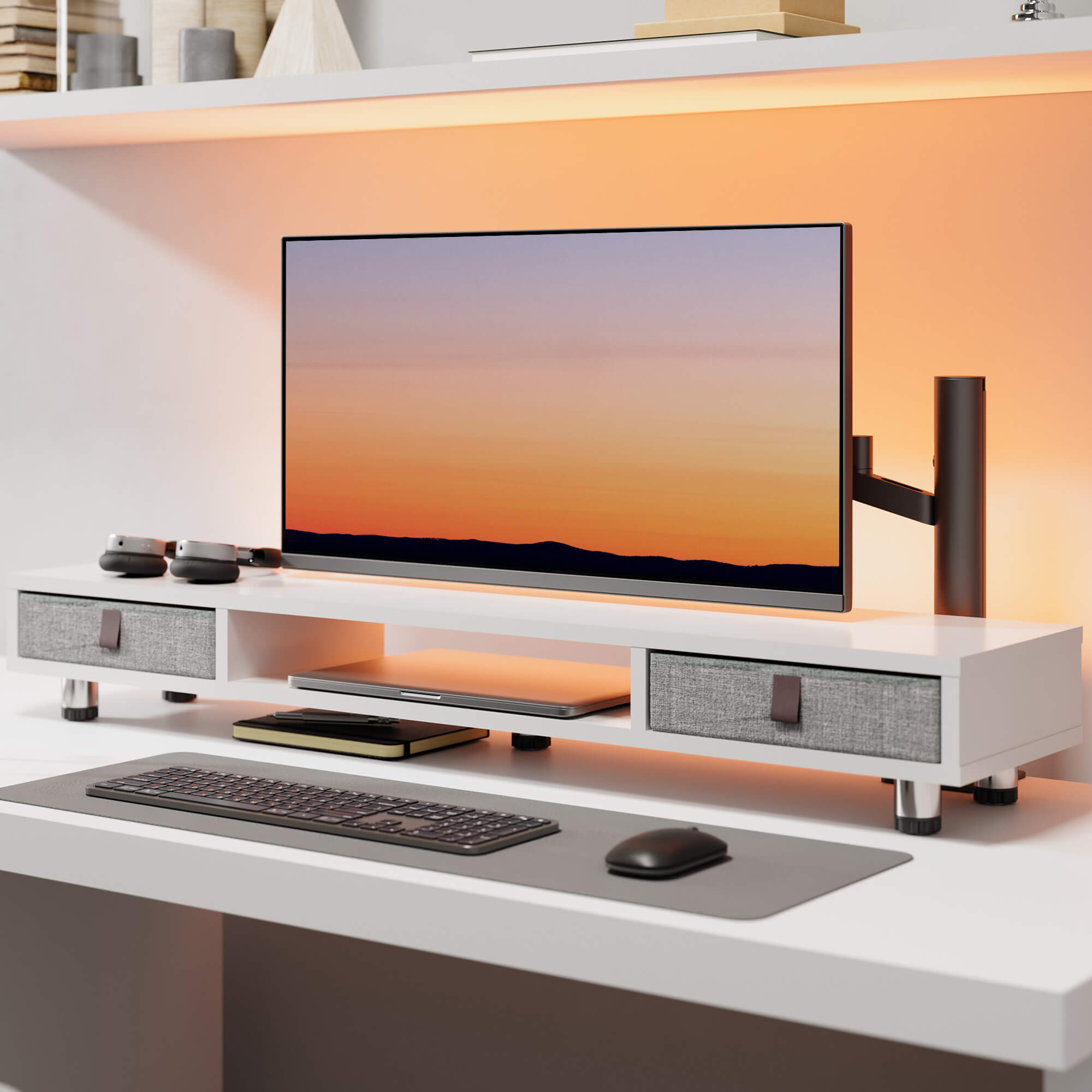 Stylish & Functional Monitor Risers for Modern Workspaces | FENGE