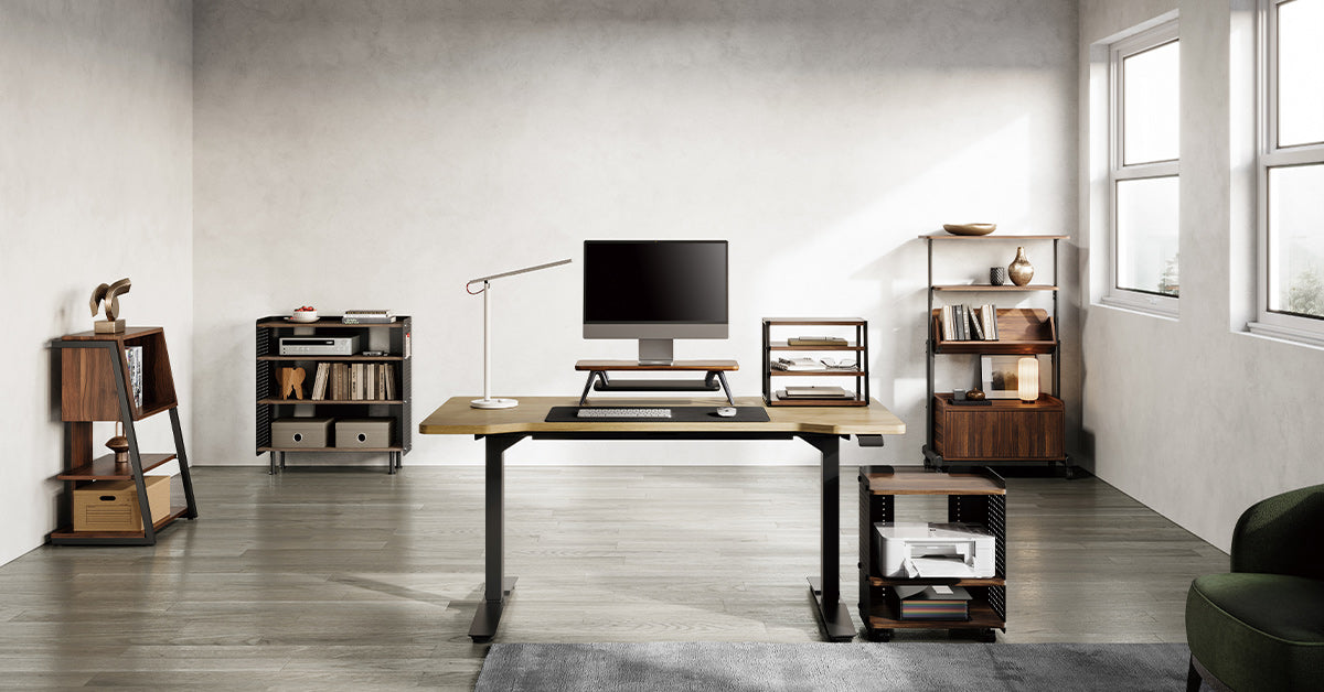 Dual Monitor Risers for Large Monitors & Spacious Desks – FENGE