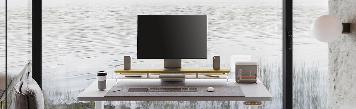 Premium Monitor Risers & Desk Shelves – FENGE