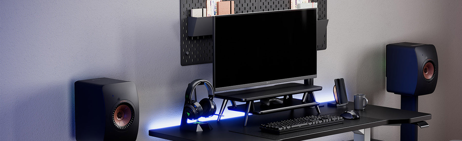 Single Monitor Risers