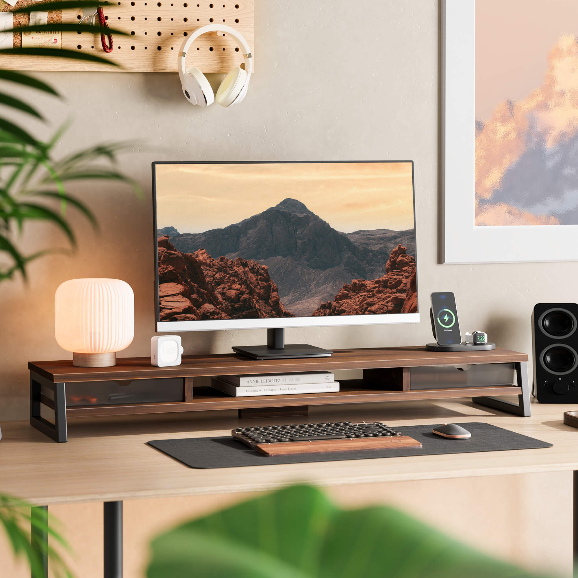 Stylish & Functional Monitor Risers for Modern Workspaces | FENGE