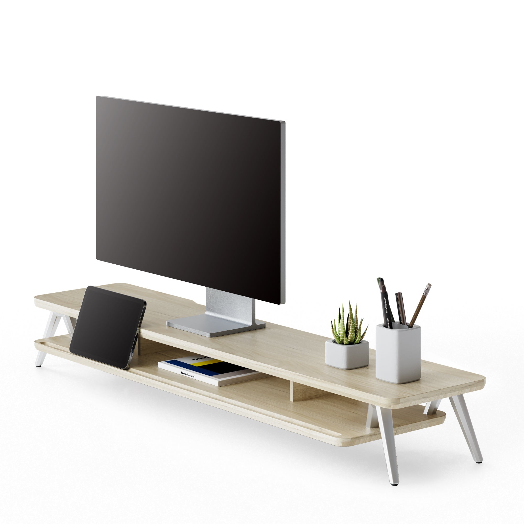 fenge desk shelf rodin large oak