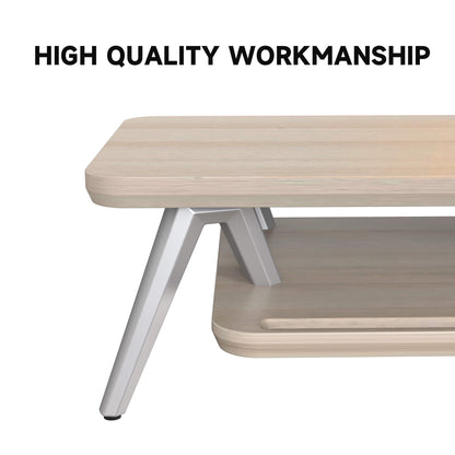 high quality desk shelf rodin large oak