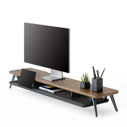 fenge desk shelf rodin large walnut