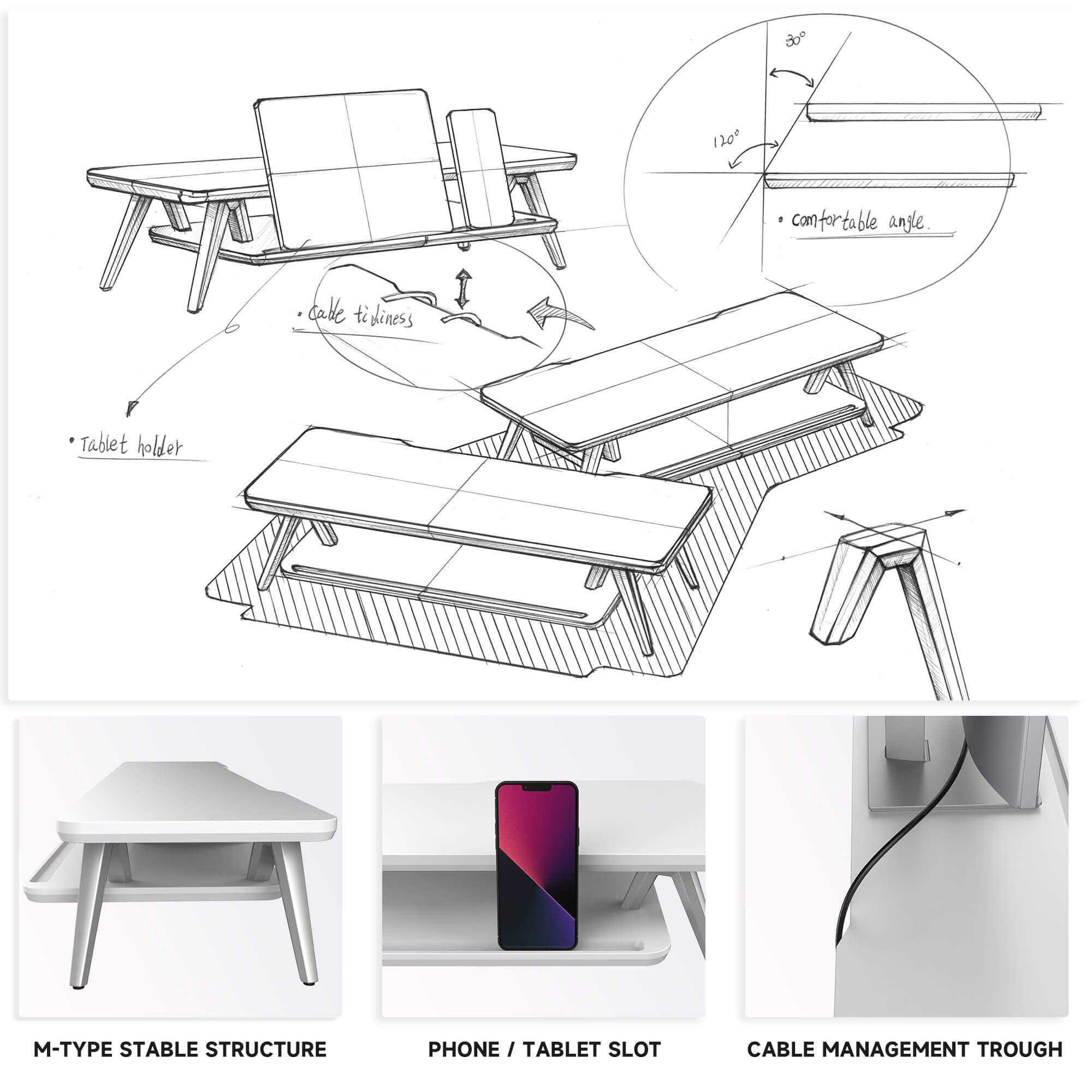 rodin design ideas small desk shelf white#color_white