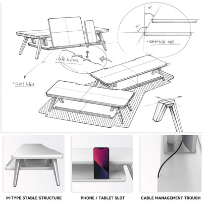 rodin design ideas small desk shelf white