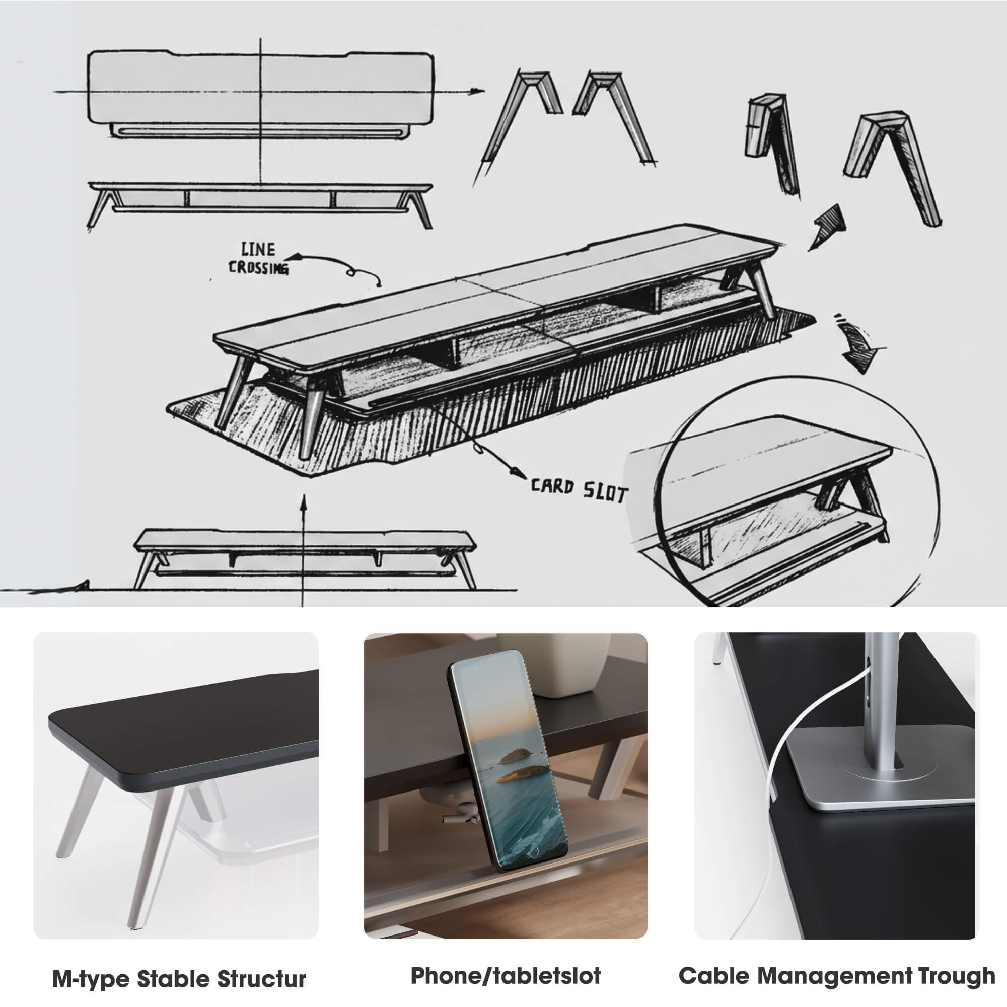 Rodin Monitor Riser A410