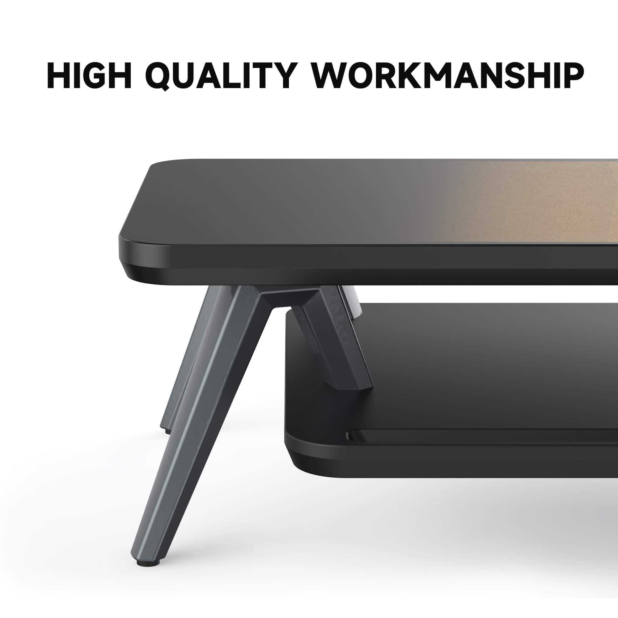high quality desk shelf rodin pro large black#color_black