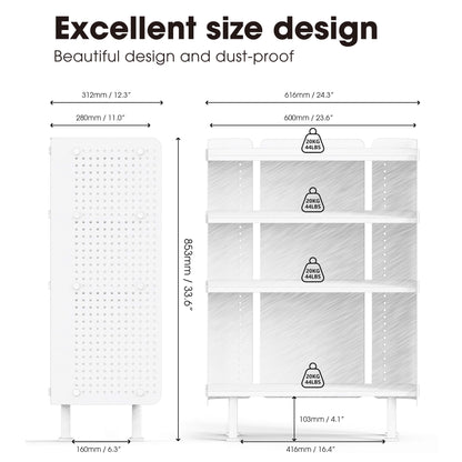 Rodin Pegborad Small Bookcase D406