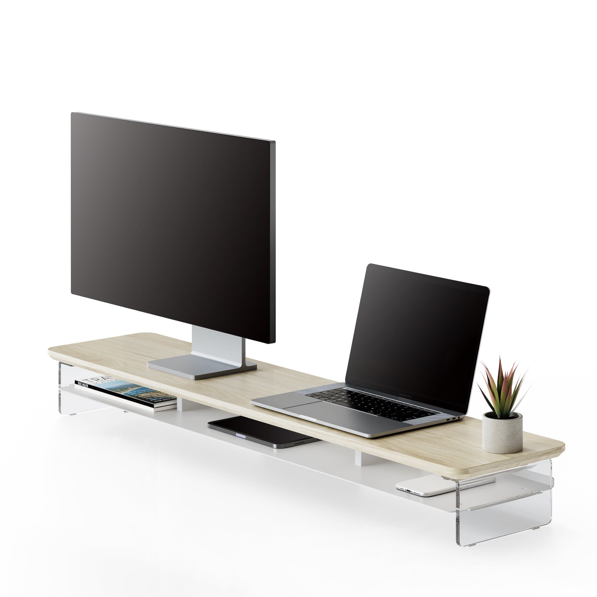 fenge desk shelf yugen large oak