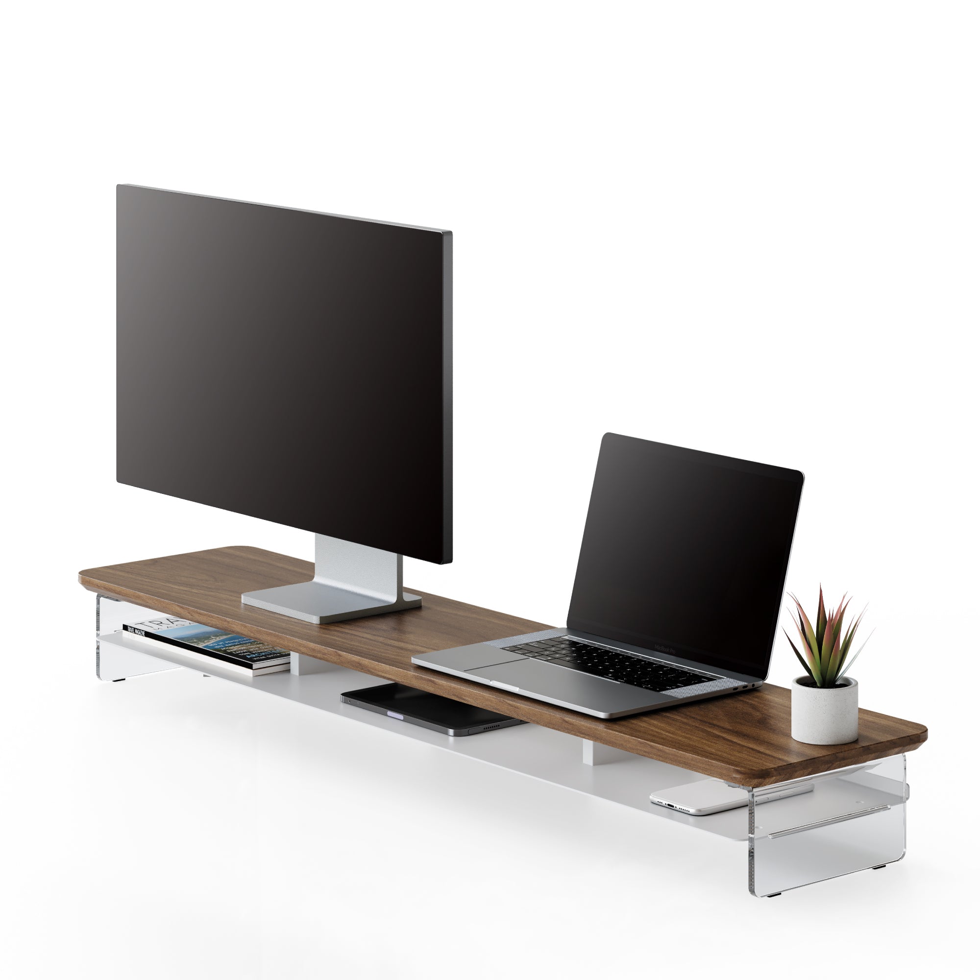 fenge desk shelf yugen large walnut