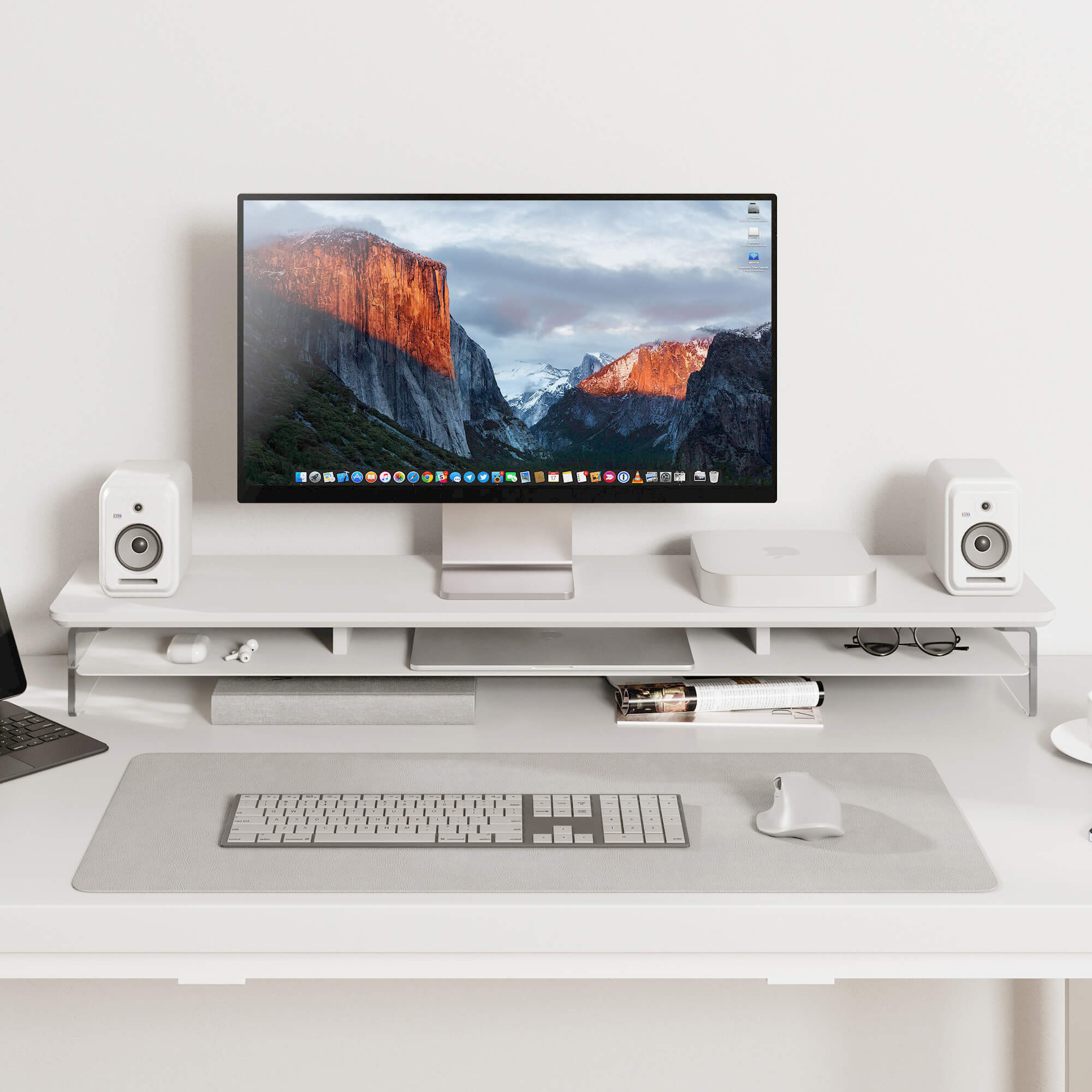large desk shelf yugen scenario2 white#color_white