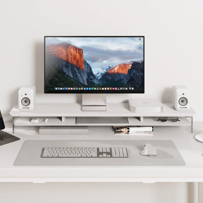 large desk shelf yugen scenario2 white