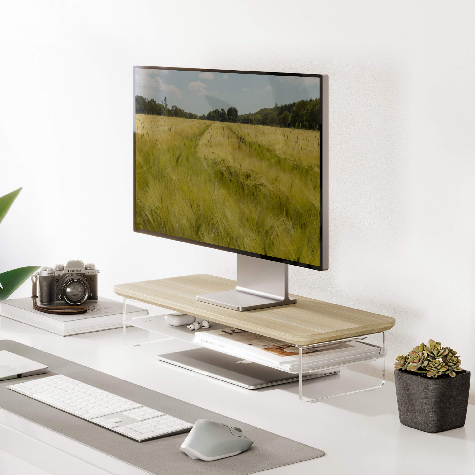 small desk shelf yugen scenario1 oak#color_oak