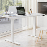 standing desk island white in home