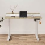 standing desk piano in home office